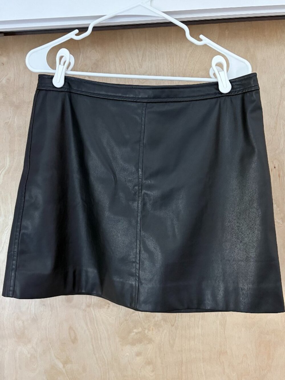 J. Crew Faux Leather Mini Skirt